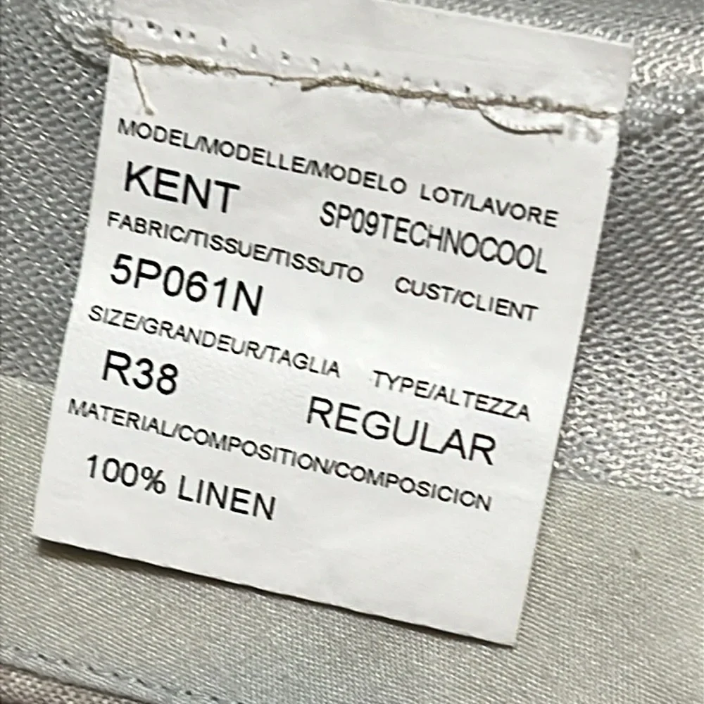 S. Cohen Techno-Cool Linen Pants –Kent Men’s 38R